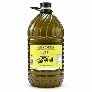 Aceite Oliva VIRGEN Aceite San Benito. Caja 3X5 litros