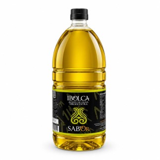Envase de dos litros de aceite de oliva virgen extra IBOLCA